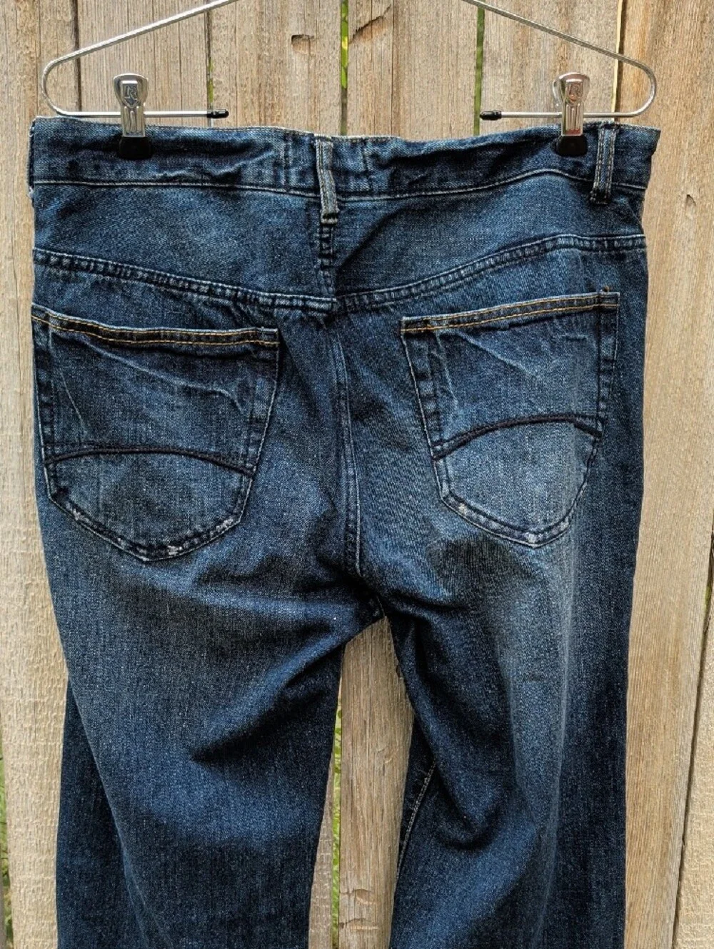 OP Men's Blue Straight-Leg Jeans 34x32